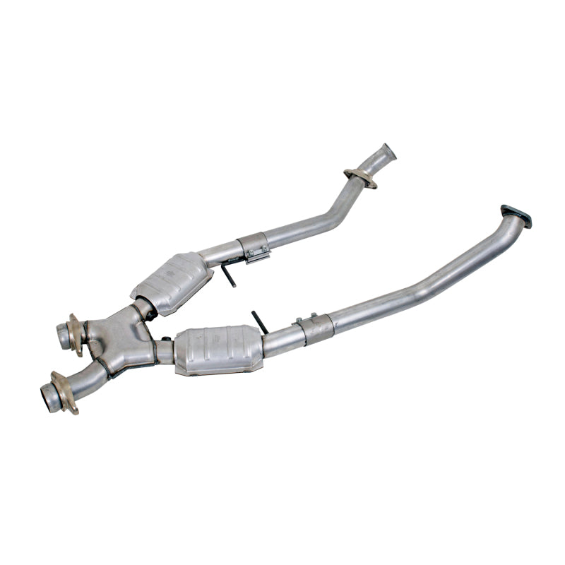 Load image into Gallery viewer, BBK 96-98 Mustang 4.6 GT High Flow X Pipe With Catalytic Converters - 2-1/2
