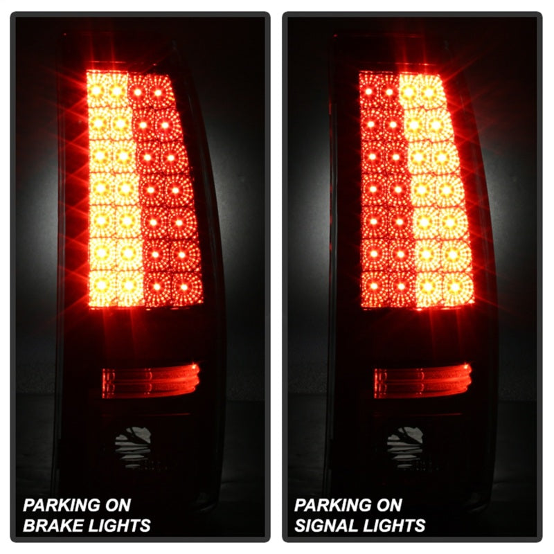 Load image into Gallery viewer, Spyder Chevy Silverado 1500 03-06 (Not Fit Stepside)LED Tail Lights Red Clear ALT-YD-CS03-LED-RC
