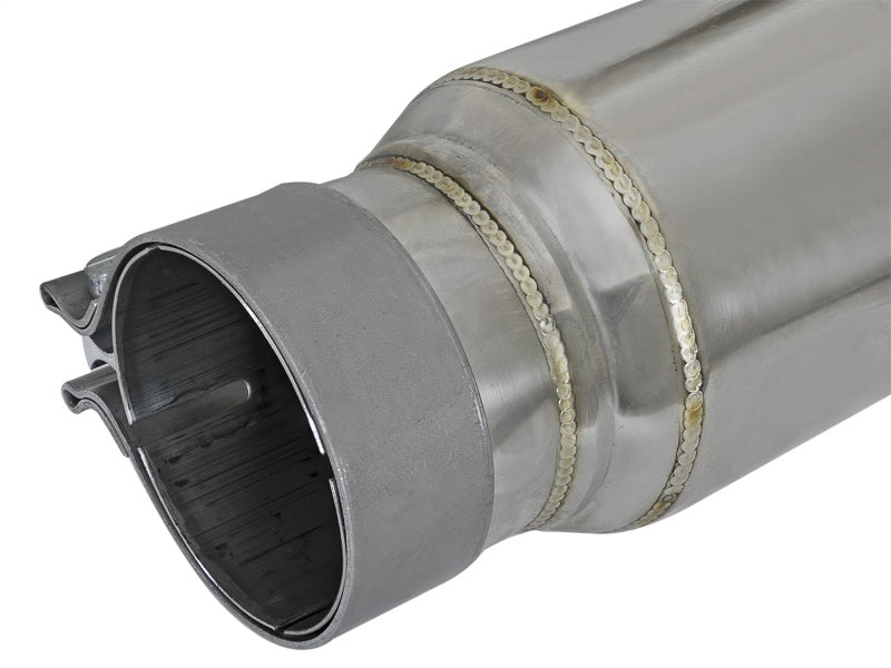 Load image into Gallery viewer, aFe MACH Force-Xp 304 Stainless Steel Resonator 2.5in Inlet/Outlet x 4in Dia x 15in Body x 19in L
