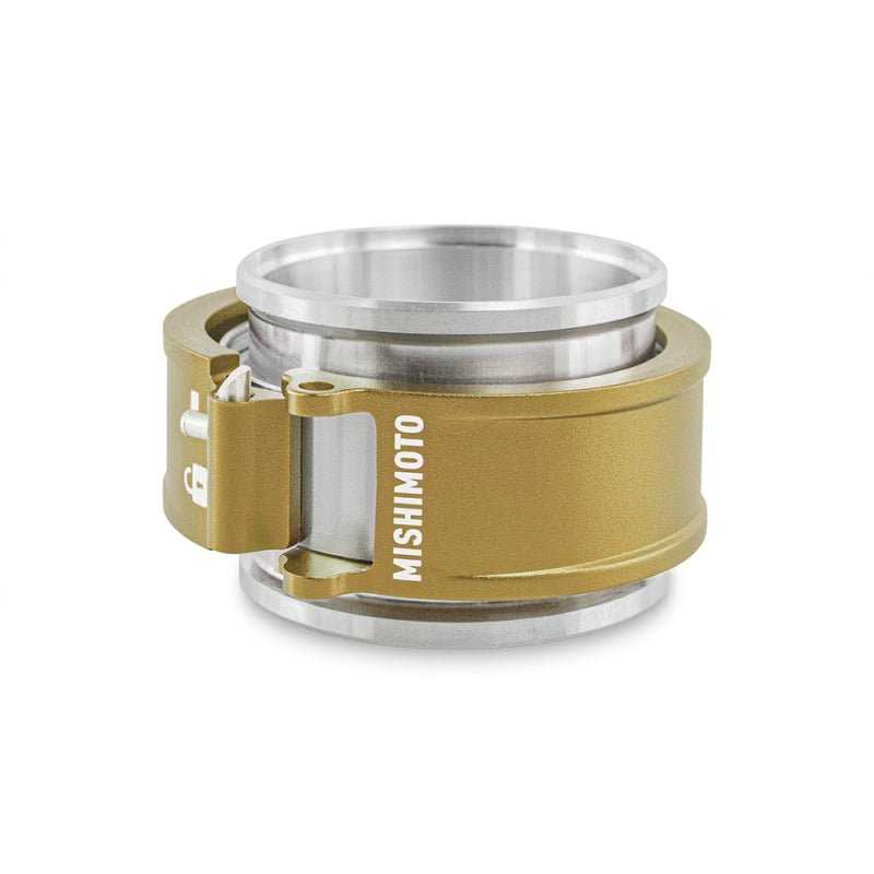 Load image into Gallery viewer, Mishimoto 2.5in Quick Release Clamp Assembly - Gold
