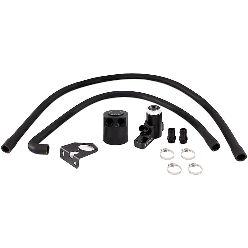 Load image into Gallery viewer, Mishimoto 2008-2010 Powerstroke Baffled Oil Catch Can Kit
