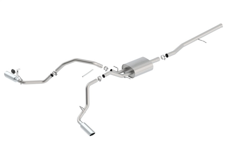 Load image into Gallery viewer, Borla 14 Silv/Sierra C/B Exhaust S-Type 1500 5.3L V8 AT/MT 2&amp;4WD Ext Cab Split Side Exit
