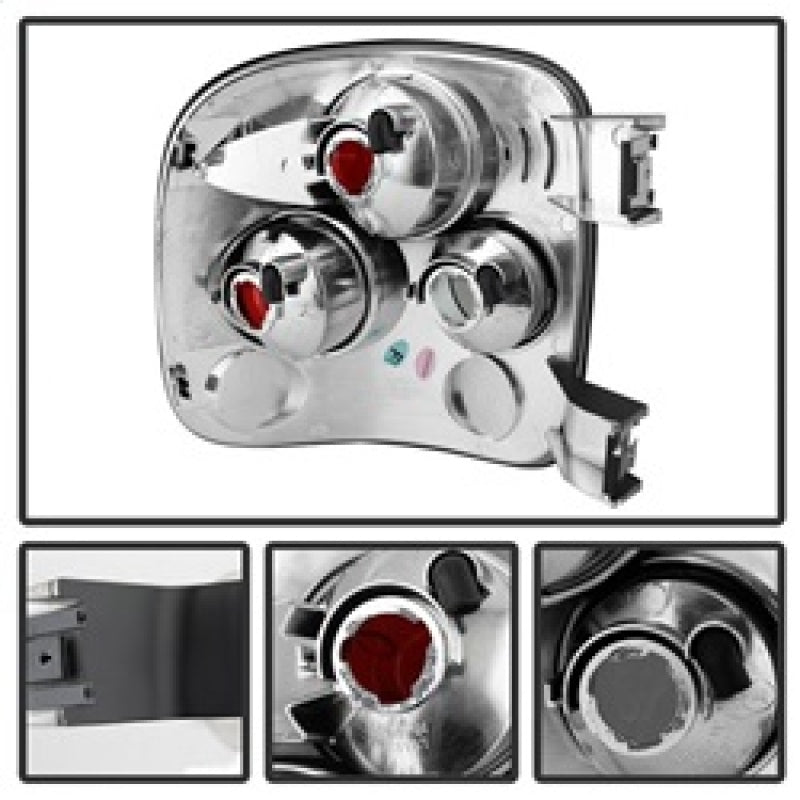 Load image into Gallery viewer, Spyder Chevy Silverado Stepside 99-04 Euro Style Tail Lights Black Smoke ALT-YD-CS99STS-BSM
