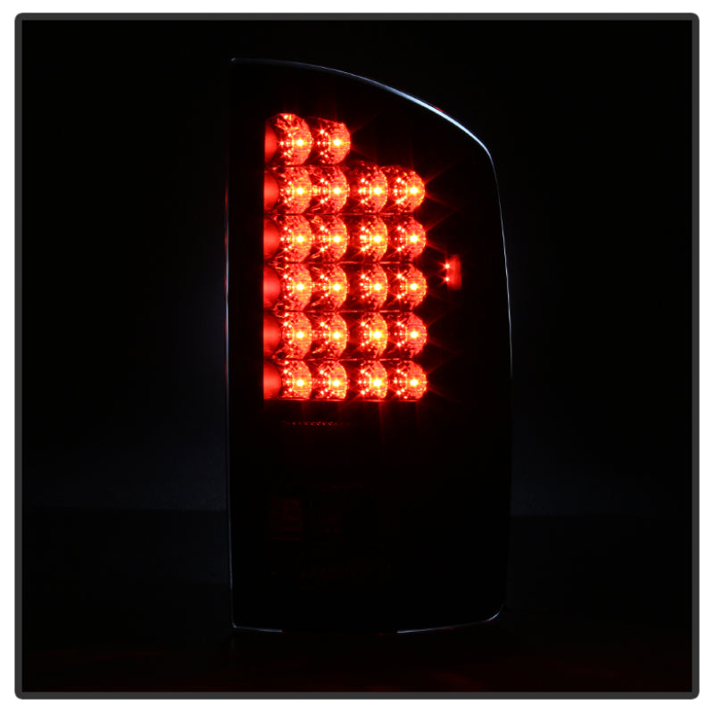 Load image into Gallery viewer, Spyder Dodge Ram 02-06 1500/Ram 2500/3500 03-06 LED Tail Light Black Smoke ALT-YD-DRAM02-LED-BSM
