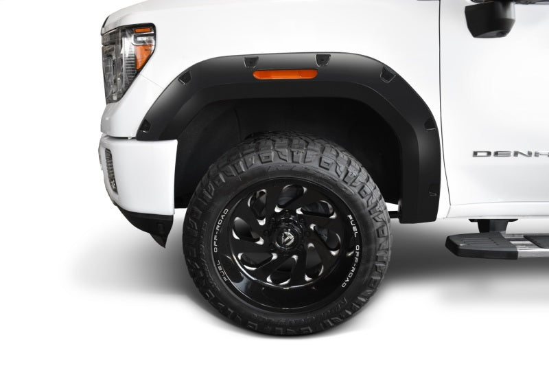 Load image into Gallery viewer, Bushwacker 20-21 GMC Sierra 2500/2500HD/3500HD (Excl. Dually) Pocket Style 4pc Flares - Blk
