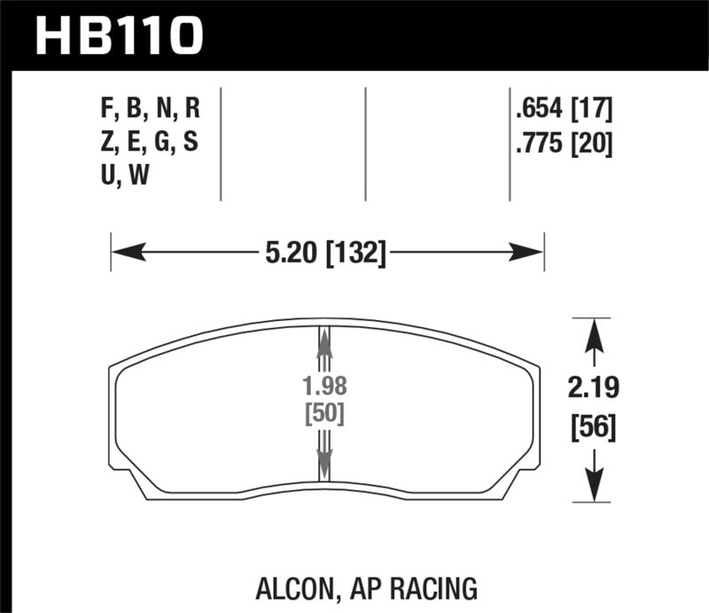 Load image into Gallery viewer, Hawk AP CP3307 / CP5040-5S4 / CP5200 AP Racing DTC-30 Race Brake Pads
