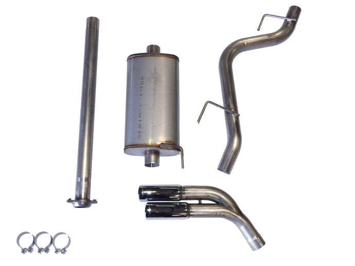 JBA 15-20 Ford F-150 2.7L/3.5L/5.0L 409SS Pass Side Dual Exit Cat-Back Exhaust