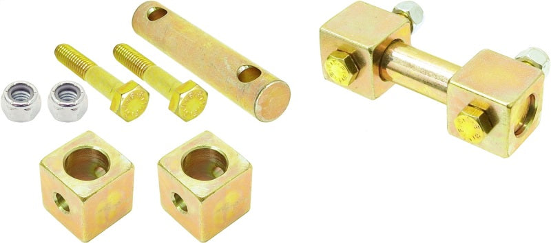 Load image into Gallery viewer, RockJock TJ/LJ/XJ/MJ Shock Bar Pin Eliminator Kit Front Pair
