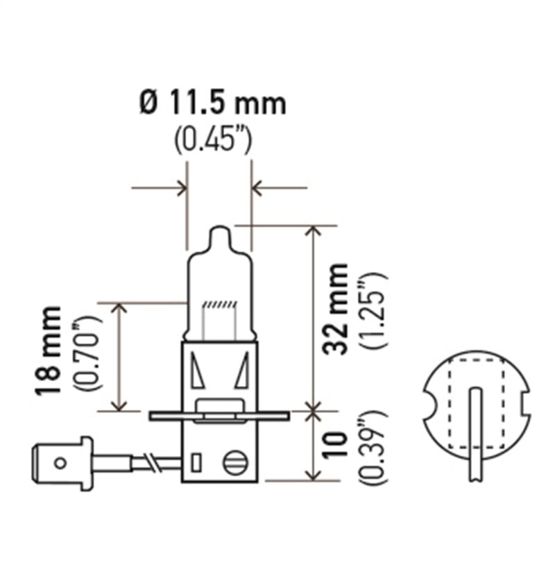 Load image into Gallery viewer, Hella Bulb H3 12V 55W Pk22S T325 Heavy Duty
