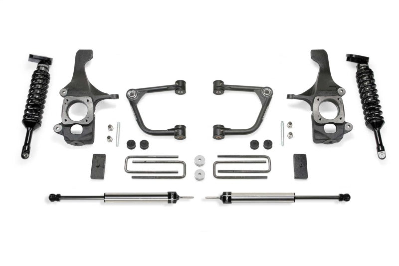 Load image into Gallery viewer, Fabtech 16-19 Toyota Tundra 4WD Trd Pro 2in UCA Kit w/Uniballs &amp; Dlss 2.5C/O &amp; Rr Dlss
