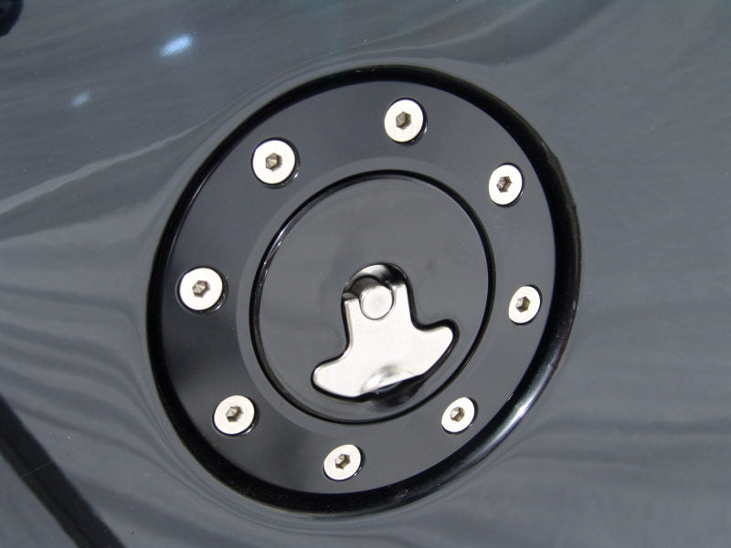 Load image into Gallery viewer, Ridetech Universal Locking Gas Cap (Black Anodized)
