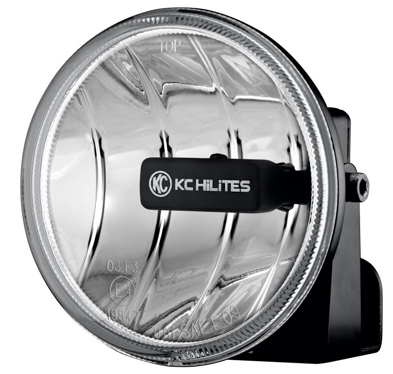 Load image into Gallery viewer, KC HiLiTES 4in. Gravity G4 LED Light 10w SAE/ECE Clear Fog Beam (Single)
