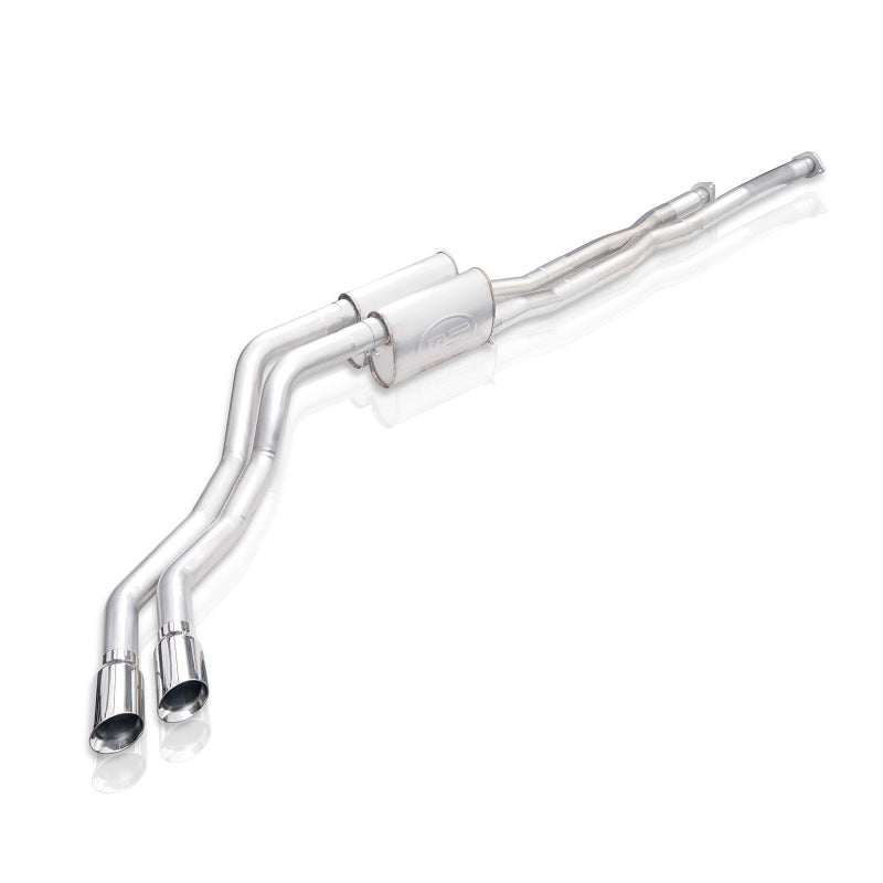 Load image into Gallery viewer, Stainless Works 2014+ Toyota Tundra 5.7L Legend Series Cat-Back Exhaust w/Polished Tips
