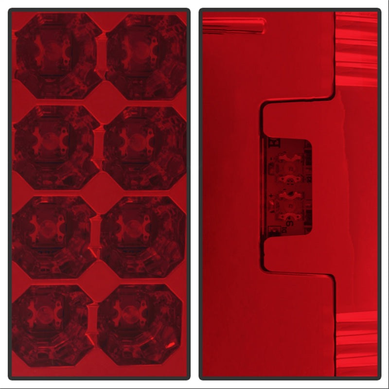 Load image into Gallery viewer, Spyder Ford F150 side 97-03/F250/350 Duty 99-07 LED Tail Lights Red Clear ALT-YD-FF15097-LED-RC

