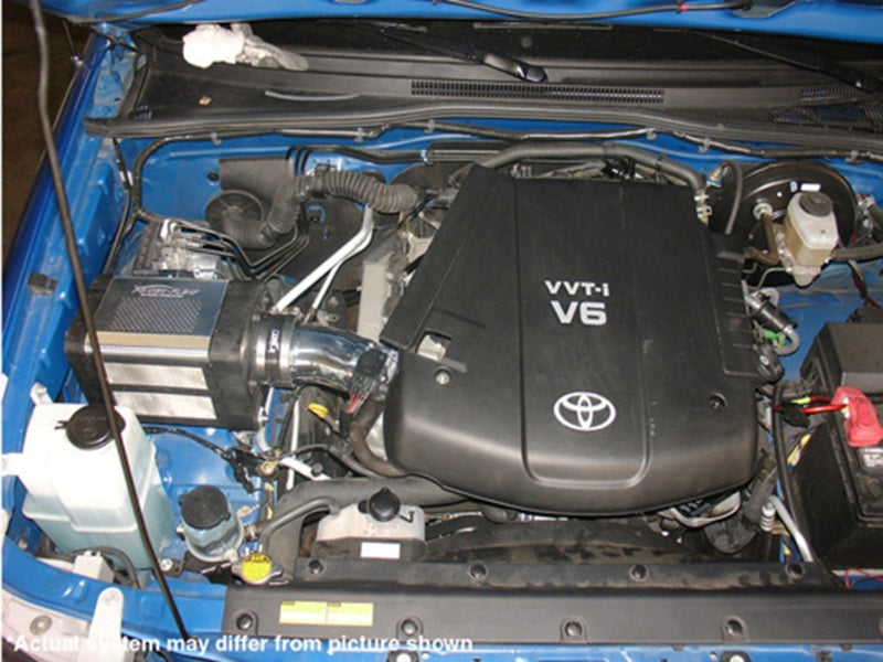 Load image into Gallery viewer, Injen 05-09 Tacoma X-Runner 4.0L V6 w/ Power Box Wrinkle Black Power-Flow Air Intake System
