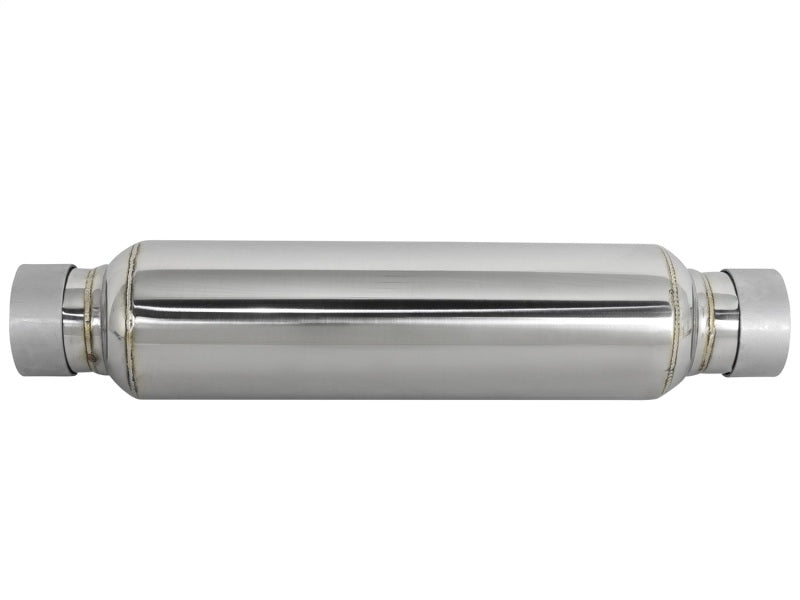 Load image into Gallery viewer, aFe MACH Force-Xp 304 Stainless Steel Resonator 2.5in Inlet/Outlet x 4in Dia x 15in Body x 19in L
