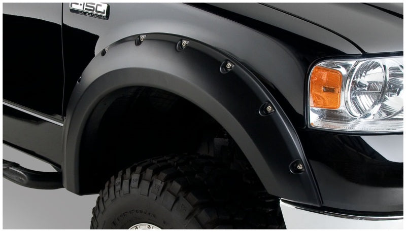 Load image into Gallery viewer, Bushwacker 04-08 Ford F-150 Styleside Pocket Style Flares 4pc 66.0/78.0/96.0in Bed - Black
