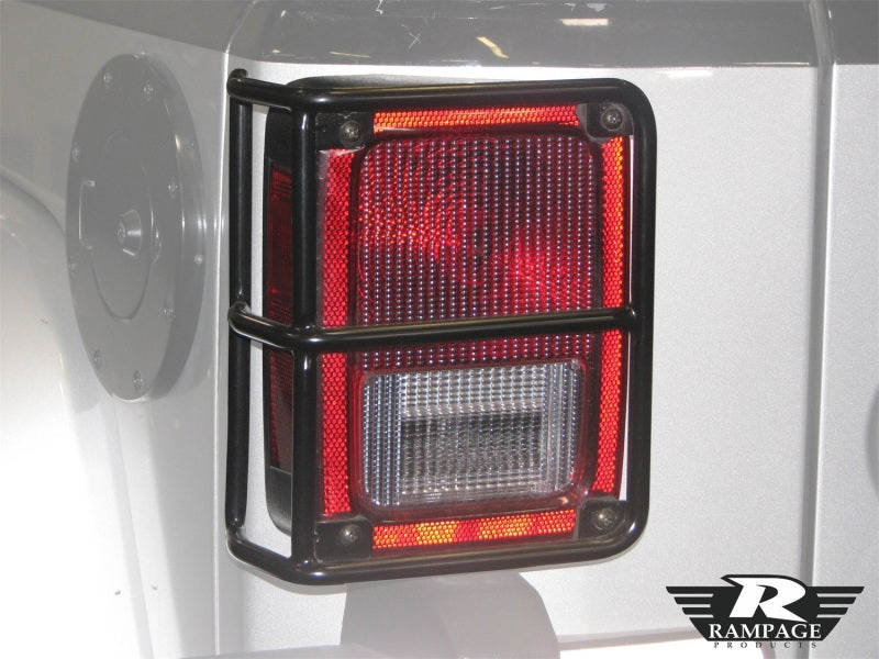 Load image into Gallery viewer, Rampage 2007-2018 Jeep Wrangler(JK) Taillight Guards - Black
