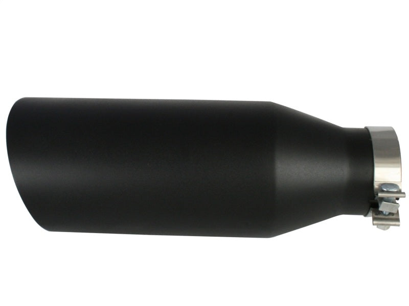 Load image into Gallery viewer, aFe MACHForce XP Exhausts Tips SS-304 EXH Tip 4In x 7Out x 18L Bolt-On (blk)
