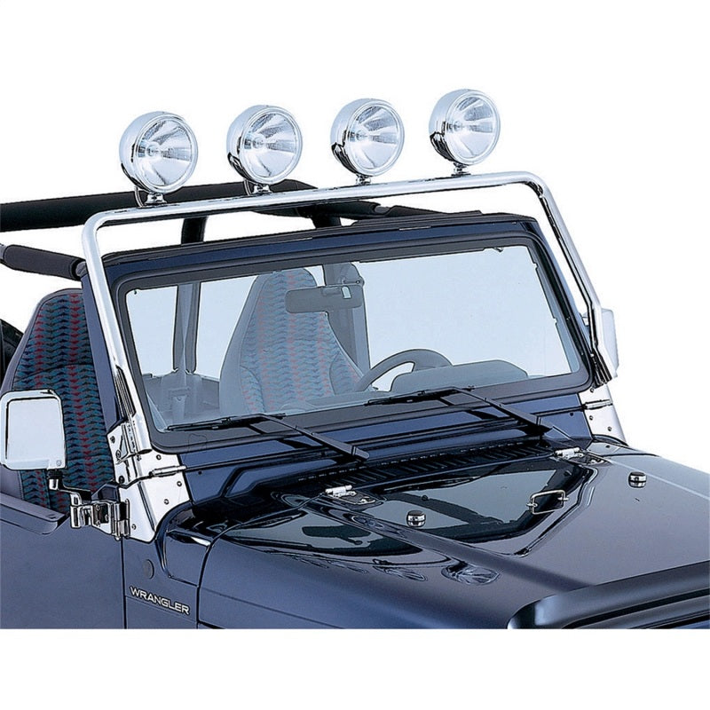Load image into Gallery viewer, Rugged Ridge 97-06 Jeep Wrangler TJ Stainless Steel Full Frame Light Bar
