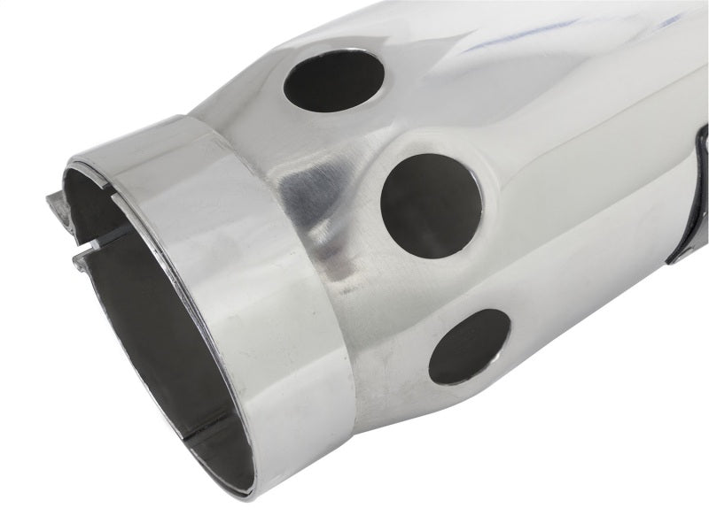 Load image into Gallery viewer, aFe Power Intercooled Tip Stainless Steel - Polished 4in In x 5in Out x 12in L Bolt-On
