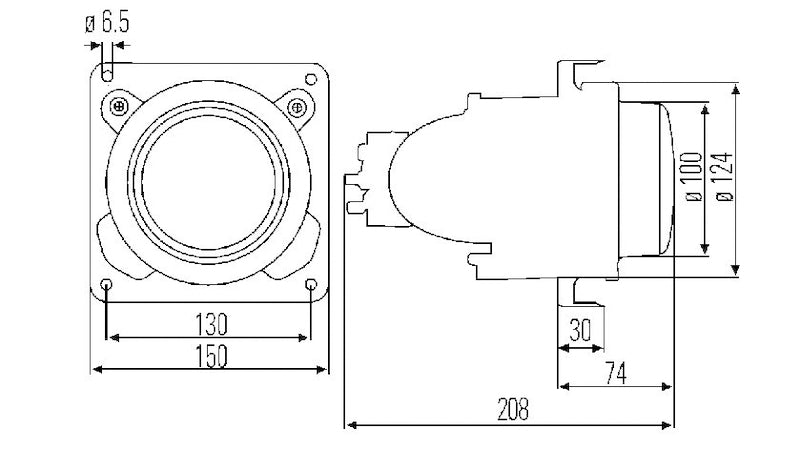 Load image into Gallery viewer, Hella Headlamp DeUs A 1Bl
