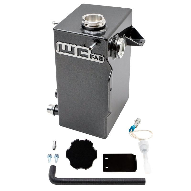 Load image into Gallery viewer, Wehrli 20-24 Chevrolet-GMC 6.6L L5P Duramax OEM Placement Coolant Tank Kit - Gloss Black
