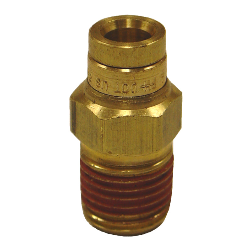 Load image into Gallery viewer, Firestone Male Connector 1/4in. Push-Lock x 1/4in. NPT Brass Air Fitting - 6 Pack (WR17603455)
