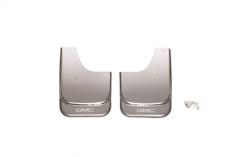 Load image into Gallery viewer, Putco Universal MudFlaps w/ GMC Logo Etching - Set of 2 - (14.60in x 11.5in)
