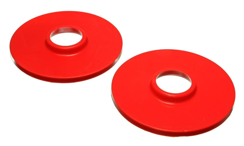 Load image into Gallery viewer, Energy Suspension 97-06 Jeep Wrangler YJ &amp; TJ Red Rear Coil Spring Isolator Set
