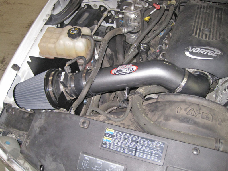 Load image into Gallery viewer, AEM 99-06 Chevy/GMC 5.3/6.0L Silver Brute Force Intake
