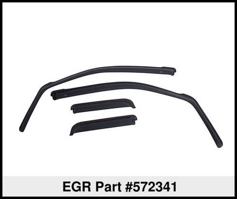 Load image into Gallery viewer, EGR 11-23 Dodge Durango In-Channel Window Visors Front/Rear Set Dark Smoke
