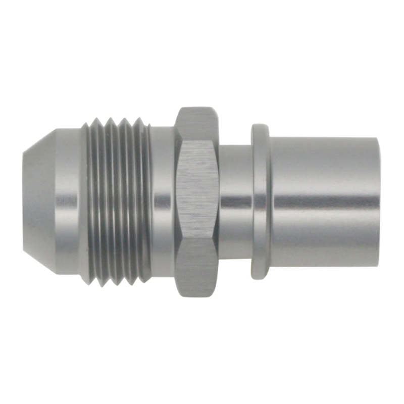 Load image into Gallery viewer, DeatschWerks 8AN Male Flare to Toyota Module Quick Connect - Anodized DW Titanium
