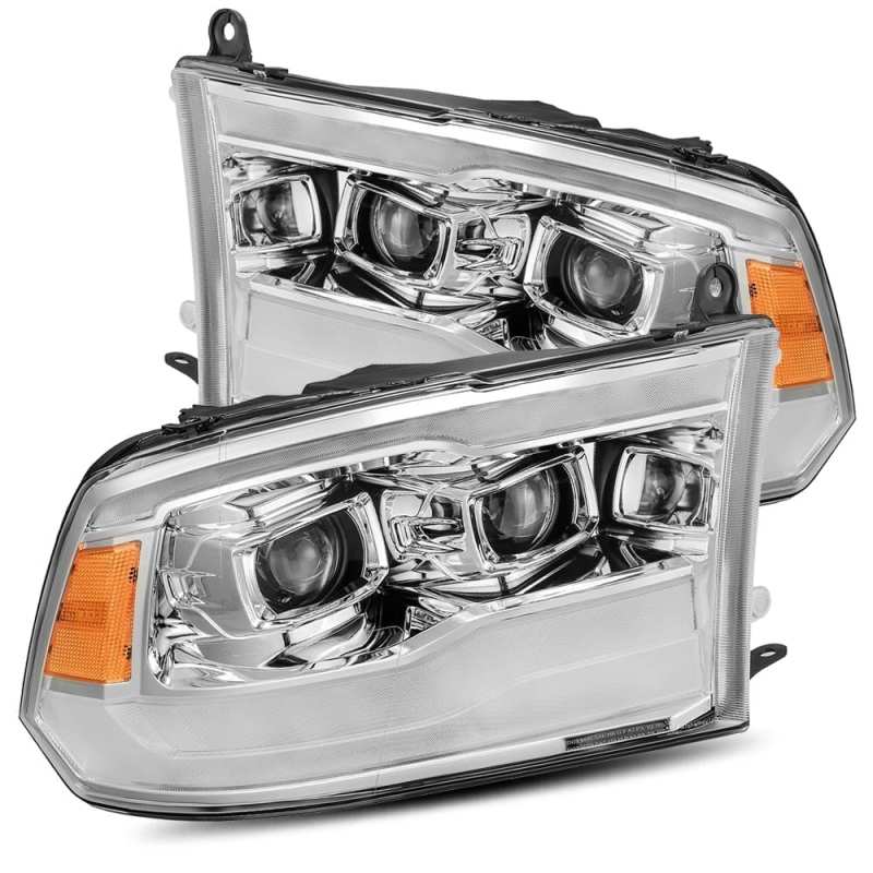 Load image into Gallery viewer, AlphaRex 09-18 Dodge Ram 1500HD PRO-Series Projector Headlights Plank Style Chrome w/Seq Signal/DRL
