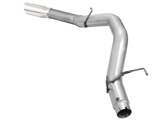 aFe Atlas 5in DPF-Back Aluminized Steel Exh Dodge RAM Diesel 13-14 6.7L (td) Mega Cab w/Polished Tip