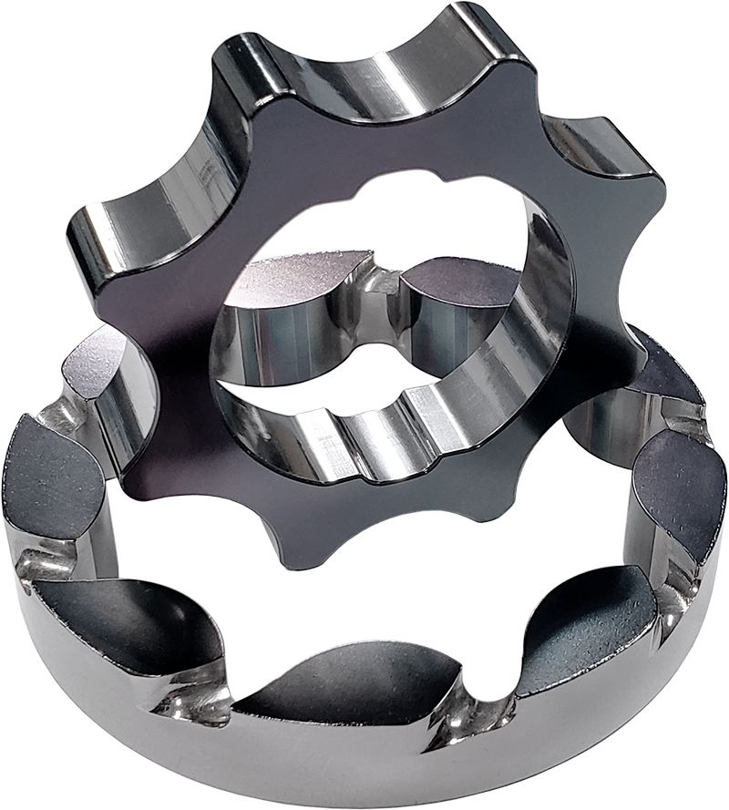 Load image into Gallery viewer, Boundary 2011+ Ford Coyote Mustang/GT350 Billet Black Oil Pump Gear - Vane Ported MartenWear Treated
