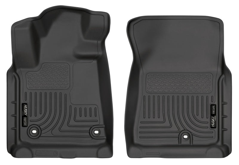 Load image into Gallery viewer, Husky Liners 12-13 Toyota Tundra Weatherbeater Black Front Floor Liners
