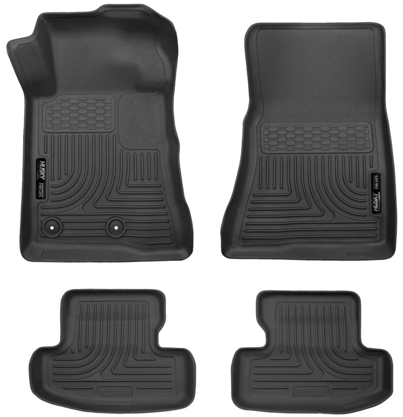 Load image into Gallery viewer, Husky Liners 15-22 Ford Mustang WeatherBeater Black Front &amp; Second Seat Floor Liner
