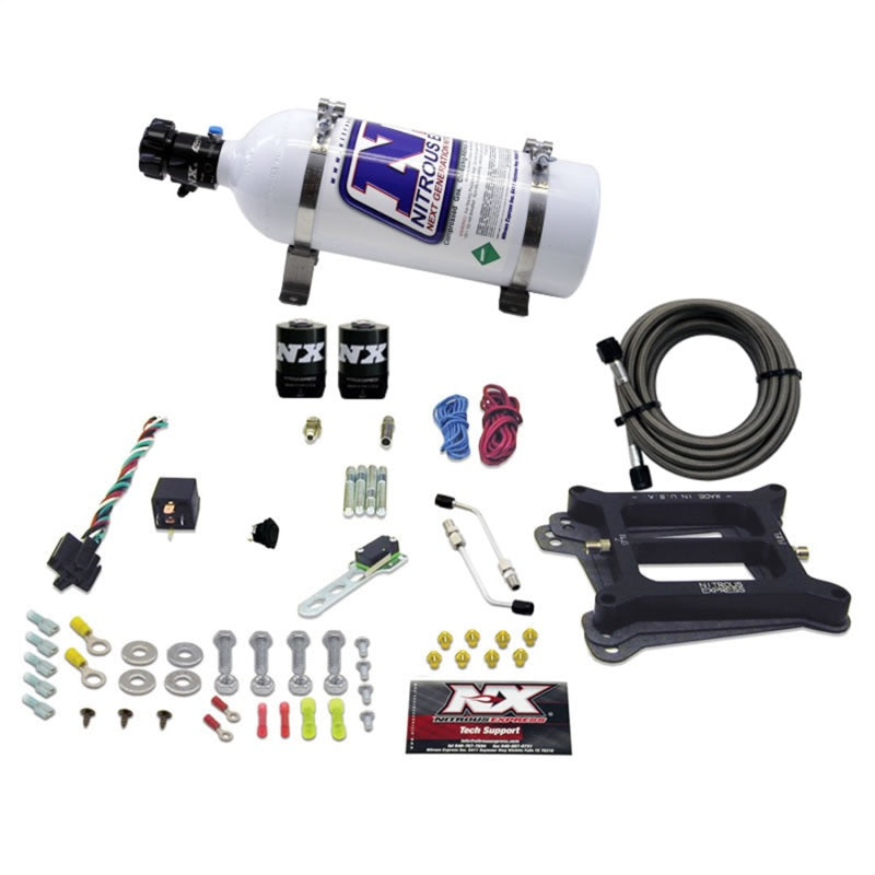 Load image into Gallery viewer, Nitrous Express 4150 4-BBL/Alcohol Nitrous Kit (100-500HP) w/5lb Bottle
