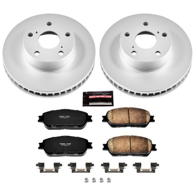 Load image into Gallery viewer, Power Stop 05-15 Toyota Tacoma Front Z17 Evolution Geomet Coated Brake Kit
