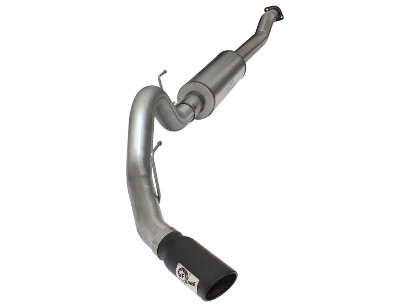 Load image into Gallery viewer, aFe MACHForce XP SS Exhaust 4in Cat-Back w/ Black Tip 2015 Ford F-150 EcoBoost V6 2.7/3.5Ltt
