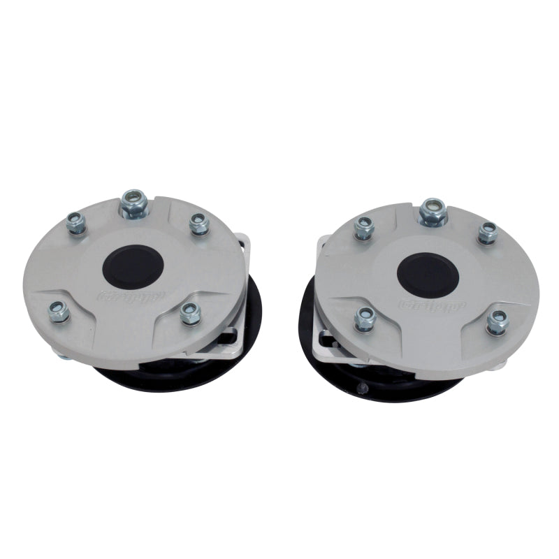 Load image into Gallery viewer, BBK 05-14 Mustang Caster Camber Plate Kit - Silver Anodized Finish
