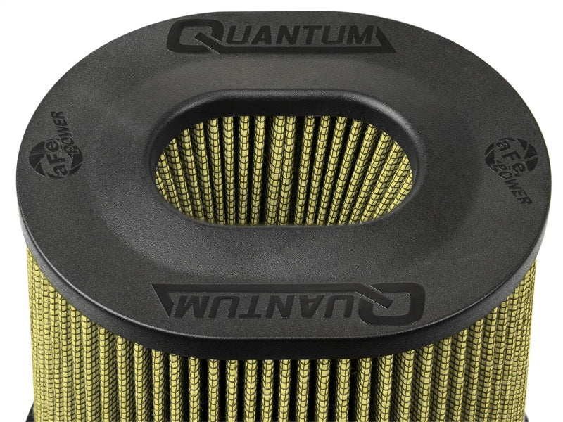 Load image into Gallery viewer, aFe Quantum Pro-Guard 7 Air Filter Inverted Top - 5in Flange x 9in Height - Oiled PG7
