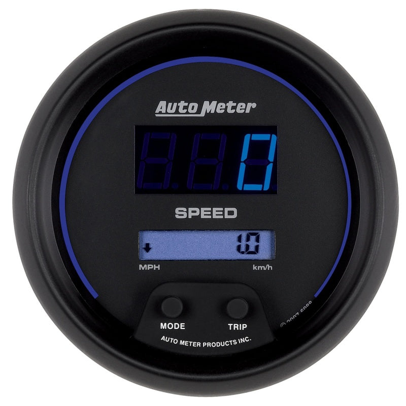 Load image into Gallery viewer, Autometer Cobalt Digital 85.7mm Black Electric Programable Speedometer
