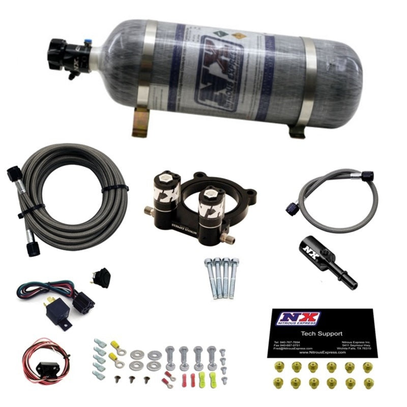 Load image into Gallery viewer, Nitrous Express Ford 2.3L Ecoboost Nitrous Plate Kit w/12lb Bottle
