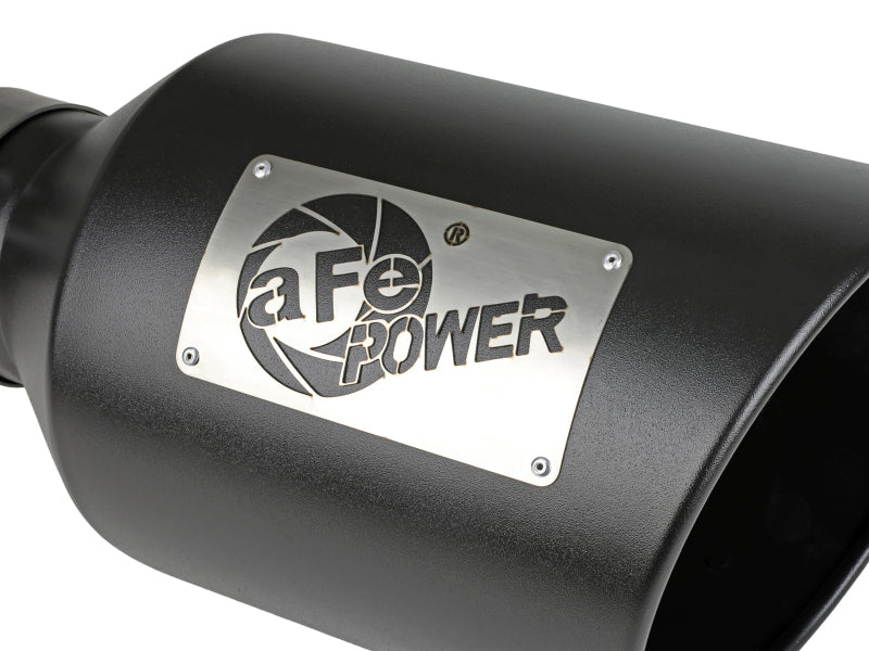 Load image into Gallery viewer, aFe Power MACH Force-Xp 409 Stainless Steel Clamp-on Exhaust Tip Black
