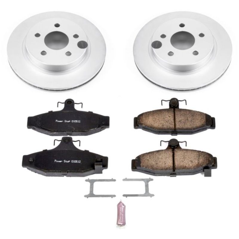 Load image into Gallery viewer, Power Stop 93-97 Chevrolet Camaro Rear Z17 Evolution Geomet Coated Brake Kit
