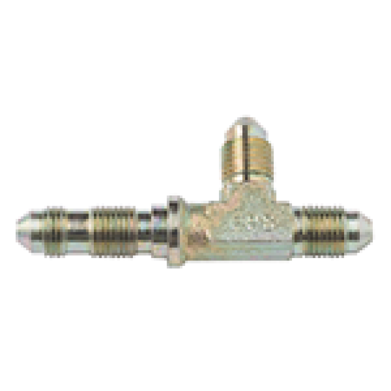 Load image into Gallery viewer, Fragola -4AN Steel Bulkhead Tee - On Run
