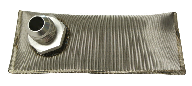 Load image into Gallery viewer, Fuelab In-Tank Fuel Sock Kit 100 Micron Stainless w/-10AN Adaptor Fitting for 4X4xx Series Pumps
