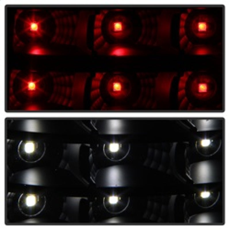 Load image into Gallery viewer, xTune 03-06 Chevrolet Silverado 1500 LED Tail Lights - Black Smoke (ALT-JH-CSIL03-LED-BSM)
